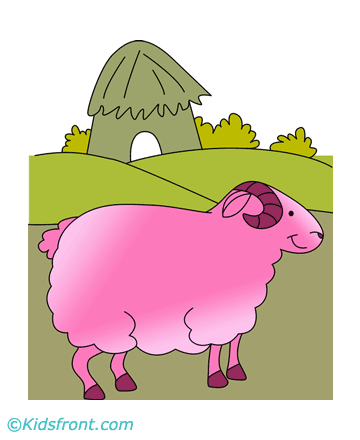 Wild Sheep Coloring Pages