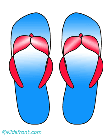 Slippers Coloring Pages