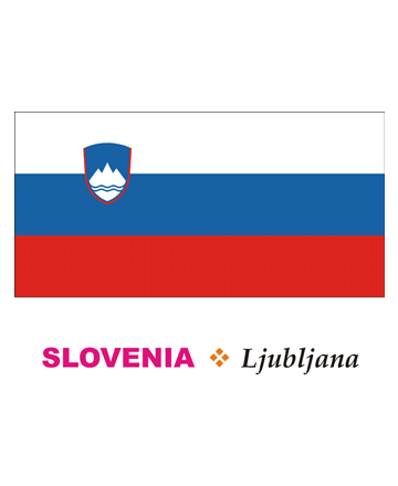 Slovenia Flag Coloring Pages