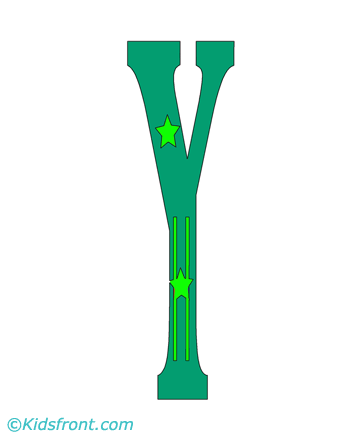 Y-star Alphabet Coloring Pages