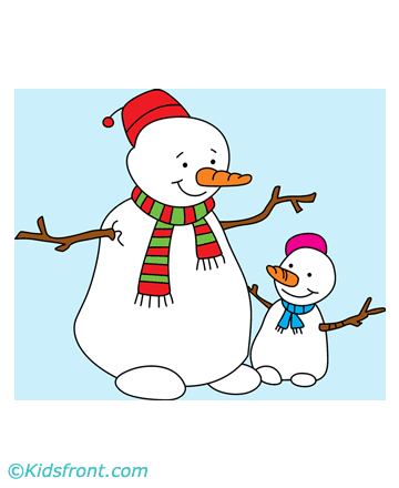 Best Snowman Coloring Pages