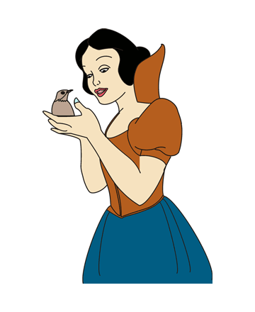 Princess Snow White Coloring Pages