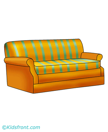 Sofa Coloring Pages