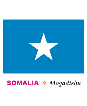 Somalia Flag Coloring Pages