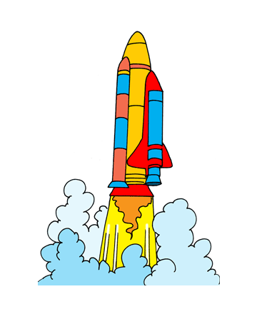 Shuttle Launch Coloring Pages