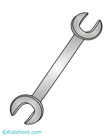 coloring pages wrench