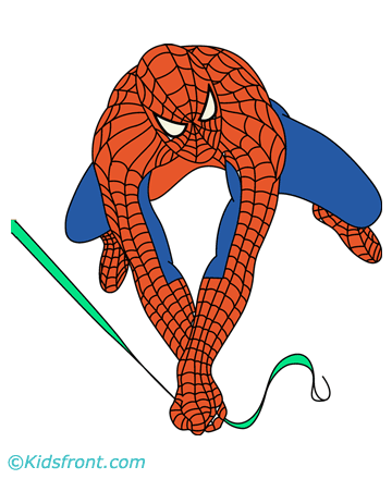 Angry Spider Man Coloring Pages