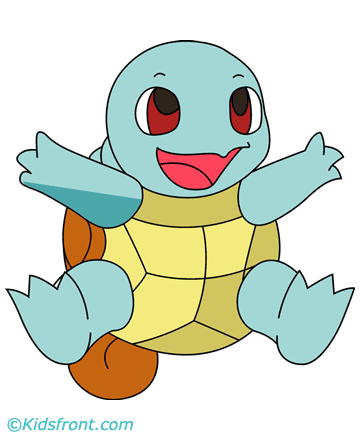 Squirtle Coloring Pages