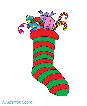 Stocking World Coloring Pages