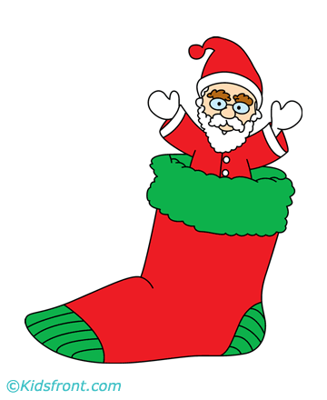 Christmas Stocking Coloring Pages