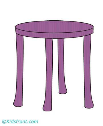 Stool Coloring Pages