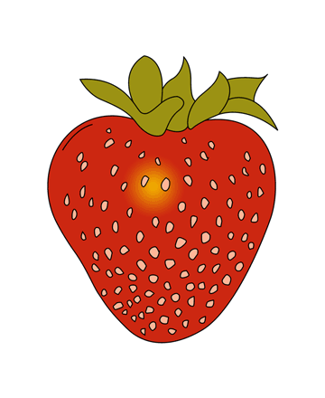 Strawberry Coloring Pages