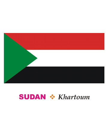 Sudan Flag Coloring Pages