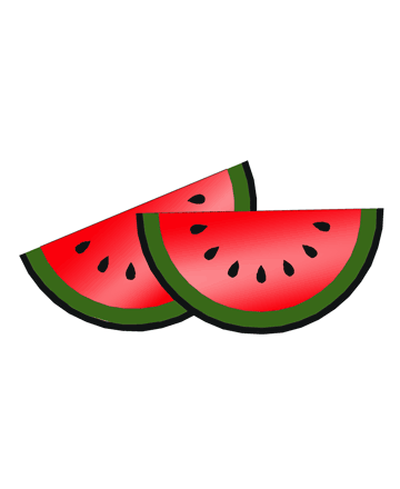 Watermelon Coloring Pages