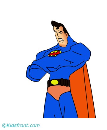 Angry Superman Coloring Pages