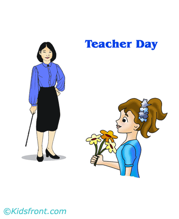 Teacher Day Coloring Pages