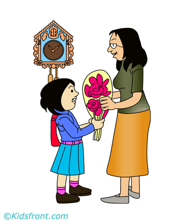 Happy Teacher Day Coloring Pages