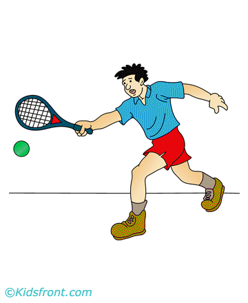 Tennis Coloring Pages