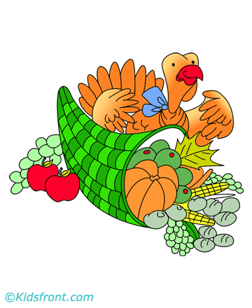 Thanksgiving Date Coloring Pages