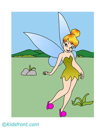 Disney Fairies Tinkerbell Coloring Pages