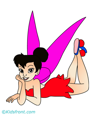 Little Tinkerbell Coloring Pages