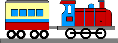 Passenger Train Coloring Pages