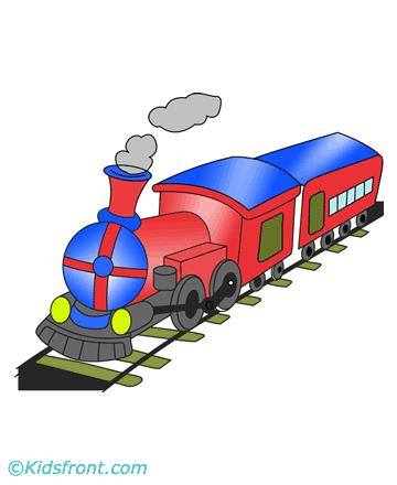 Coal Train Coloring Pages