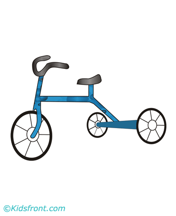 Tricycle Coloring Pages