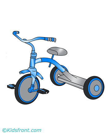 Tricycle Coloring Pages