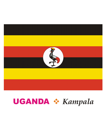 Uganda Flag Coloring Pages