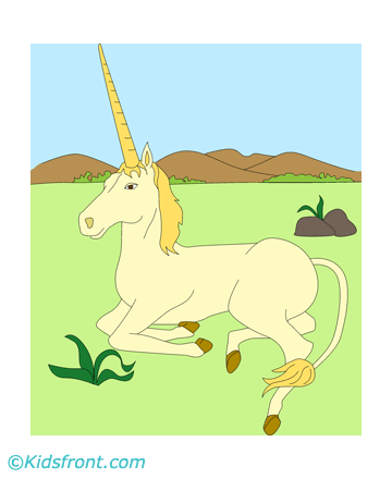 Unicorn-mythical Beast Coloring Pages