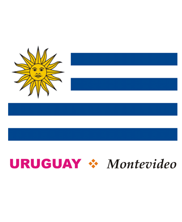 Uruguay Flag Coloring Pages