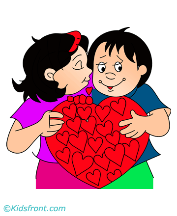 Lovely Valentine Coloring Pages