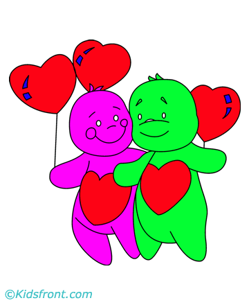 Valentine Coloring Pages