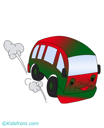 Cute Van Coloring Pages