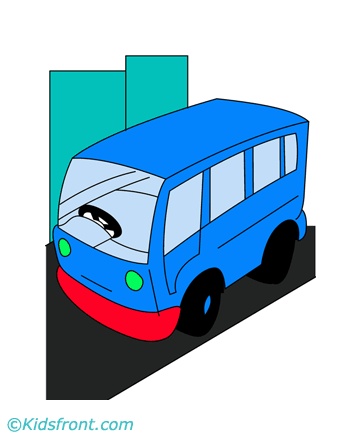 Van Coloring Pages