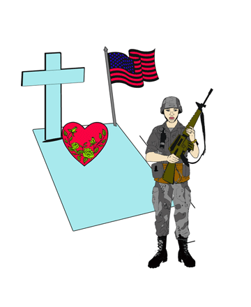 Veterans Day Cerimonies Coloring Pages