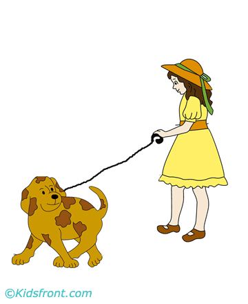 Walk Coloring Pages