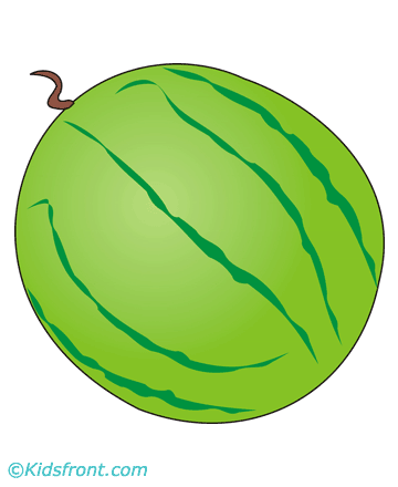 Watermelon Coloring Pages