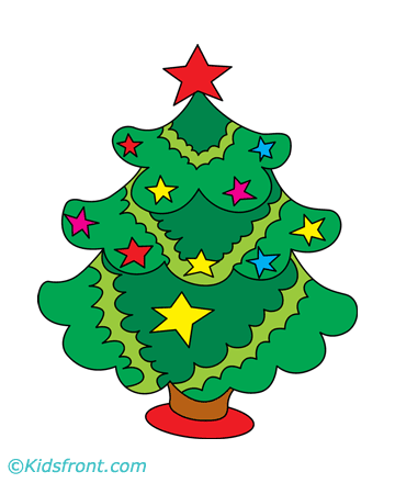 Xmas Lights Coloring Pages