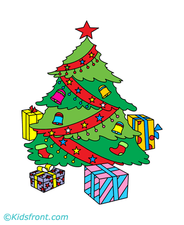 Christmas Lights Coloring Pages