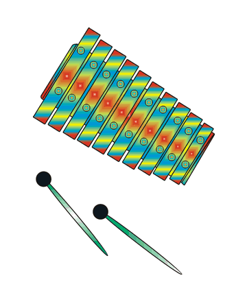 Wooden Xylophone Coloring Pages