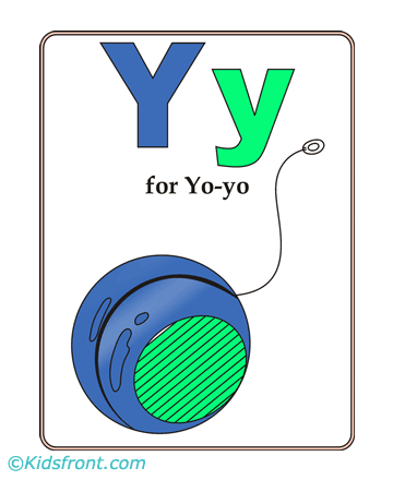 Y-preschool Alphabet Coloring Pages