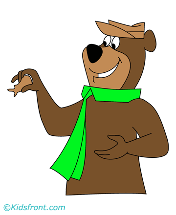 Cute Yogi Bear Coloring Pages