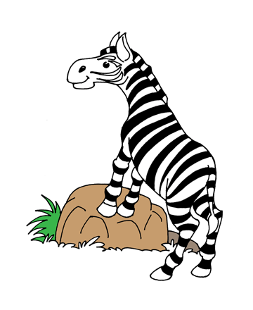 Zebra Coloring Pages