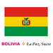 Bolivia Flag Coloring Pages