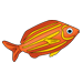 Orange Fish Coloring Pages