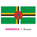 Dominica Flag Coloring Pages