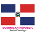 Dominican Republic Flag Coloring Pages