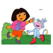 Dancing Dora Coloring Pages